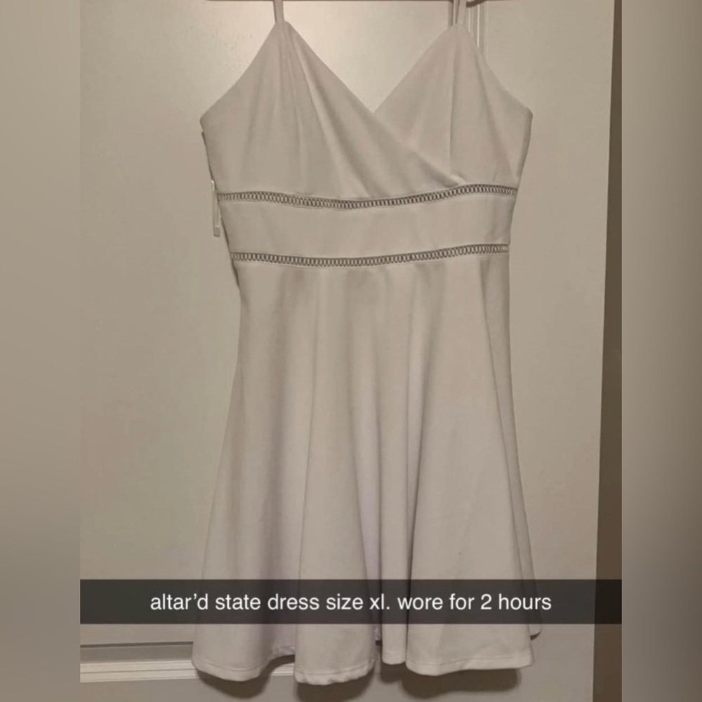 Altar'd State White Dress